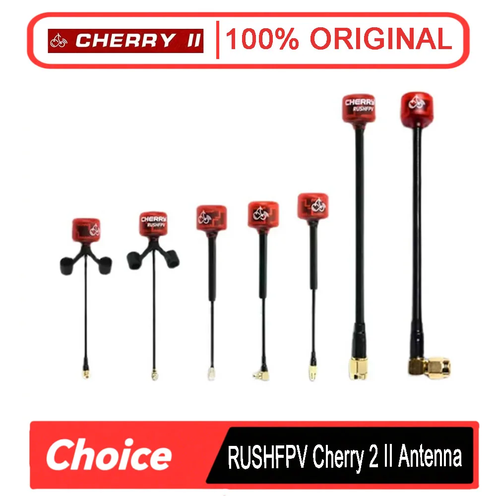 

1 шт. RUSHFPV Cherry 2 II 5,8G 1,8DBI FPV антенна LHCP RHCP для FPV аналоговых цифровых дронов для фристайла DIY Запчасти