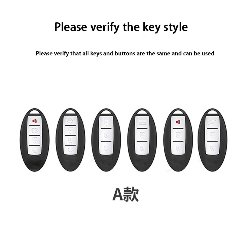 Key Fob Cover for Infiniti Q50 Q50L Q70 Q70L QX50 QX60 QX80 FX35 QX70 Silicone Smart Remote Key Protective Case Car Accessories view 2