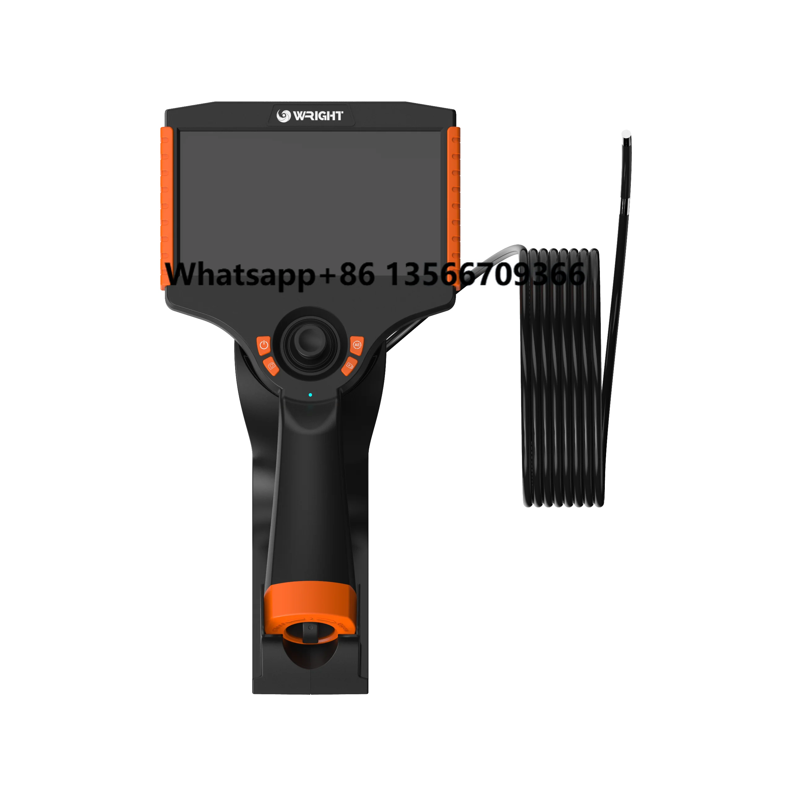 

Portable 6mm Industrial Borescope With HD Waterproof and 1M Detection Probe With 7inch Screen for Engine Inspection