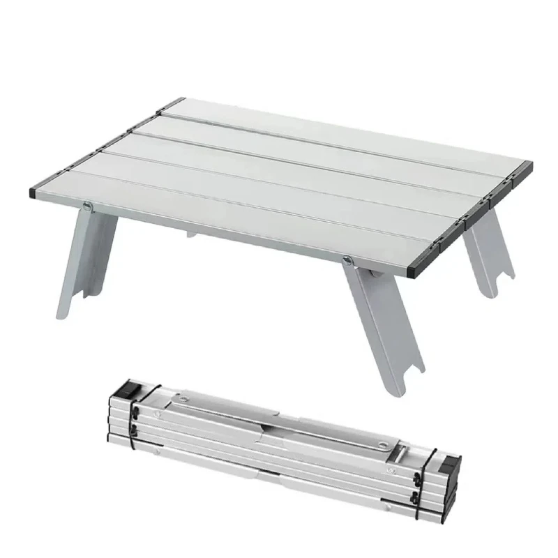 Folding Table Outdoor Portable Camping Table Aluminum Alloy Lightweight All In One Beach Table Picnic Folding Table