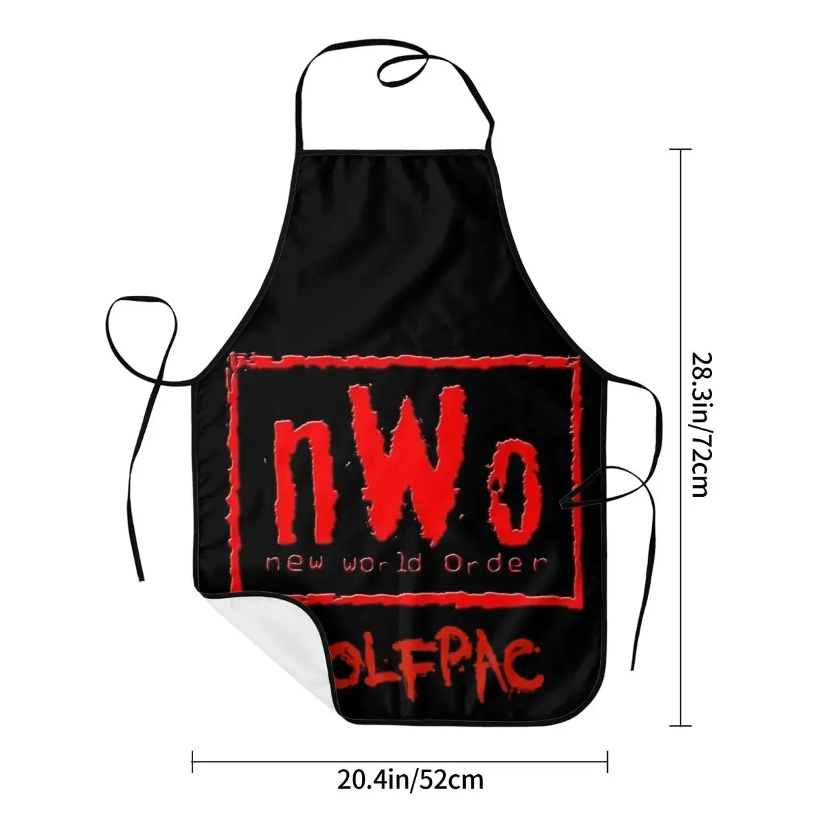 NWO New World Order Wrestling Aprons Chef Cooking Tablier Waterproof Bib Kitchen Cleaning Pinafore for Women Men Gardening