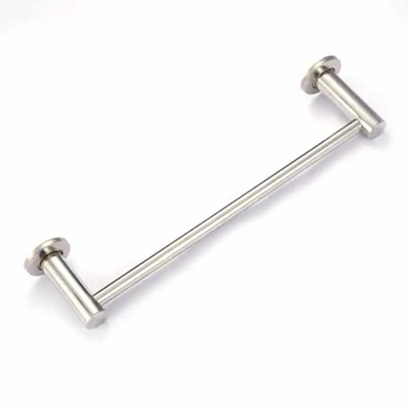 Rail Towel rack Wall Mounted Shelf Stainless Steel Storage Bathroom Chrome Hanger Holder Organizer Bar  Rail Towel