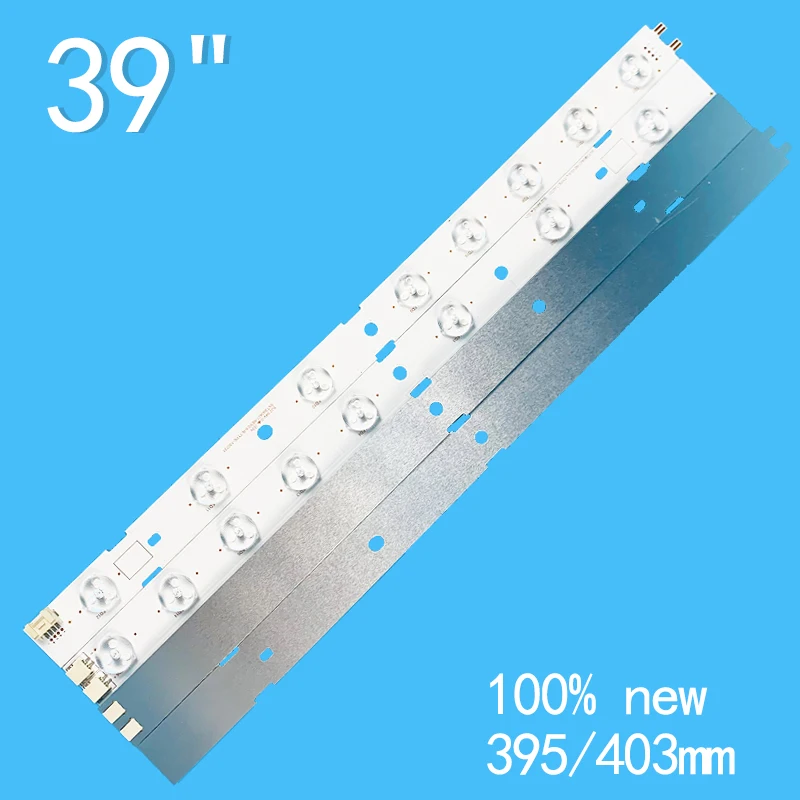 1Set=8PCS R+L=790mm 8+8LEDs 3V For Toshiba 39