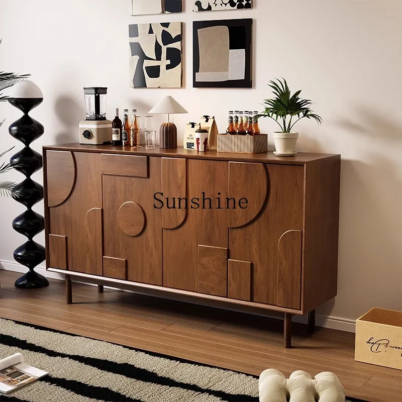 Middle entrance French entrance shoe cabinet vintage dining side living room wall storage decorationP