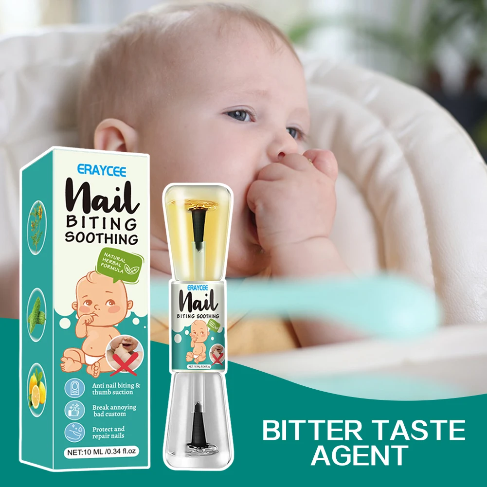 

Clear Nail Polish To Prevent Nail Biting Effective Long-Lasting Bitter Deterrent For Baby Boys Girls