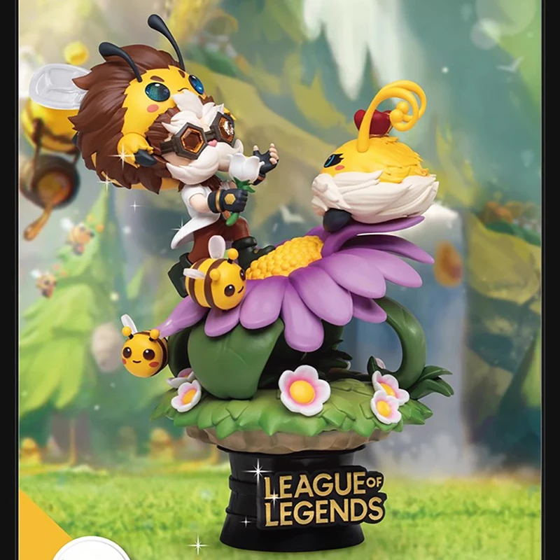 Stock Genuine Original League of Legends Little Bee The Boy and His Yeti Nunu&Willump & The Revered Inventor Heimerdinger Figure