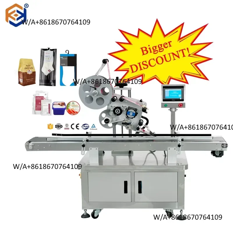 FK711 Automatic Paging Labeller Label Sticker Labeling Machine for Labels/flat/paper/bags Items