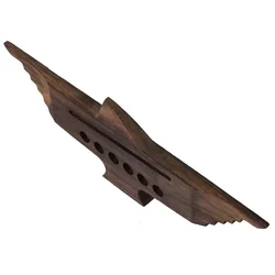 Rosewood 6 String Rose wood Guitar Bridge for Acoustic Guitar Durable 6 Holes  185mm Length