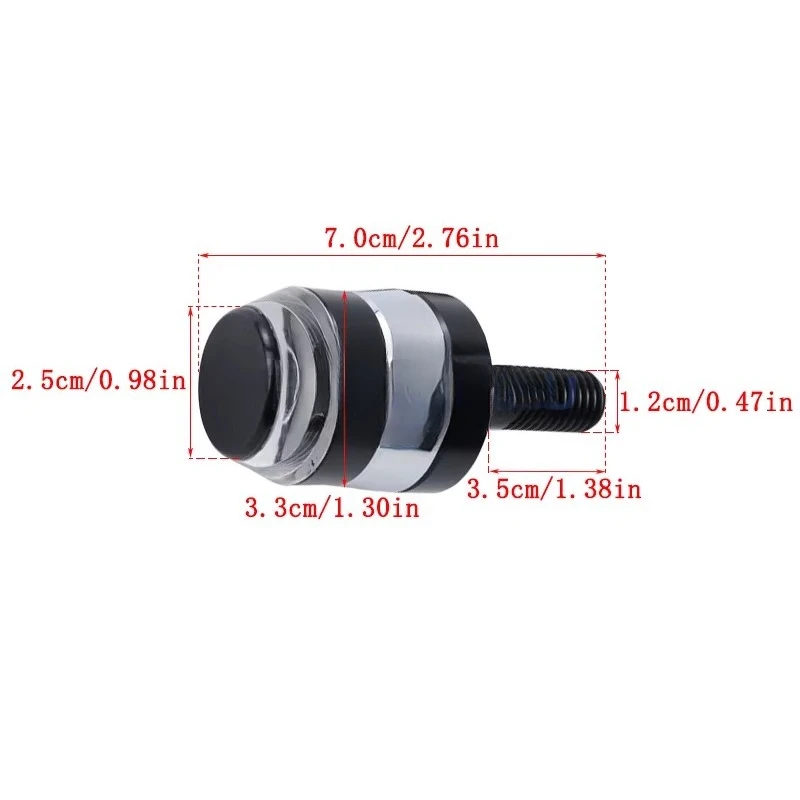 

Applicable to modified retro mini turn signal, throttle grip LED light, handle turn signal accessories