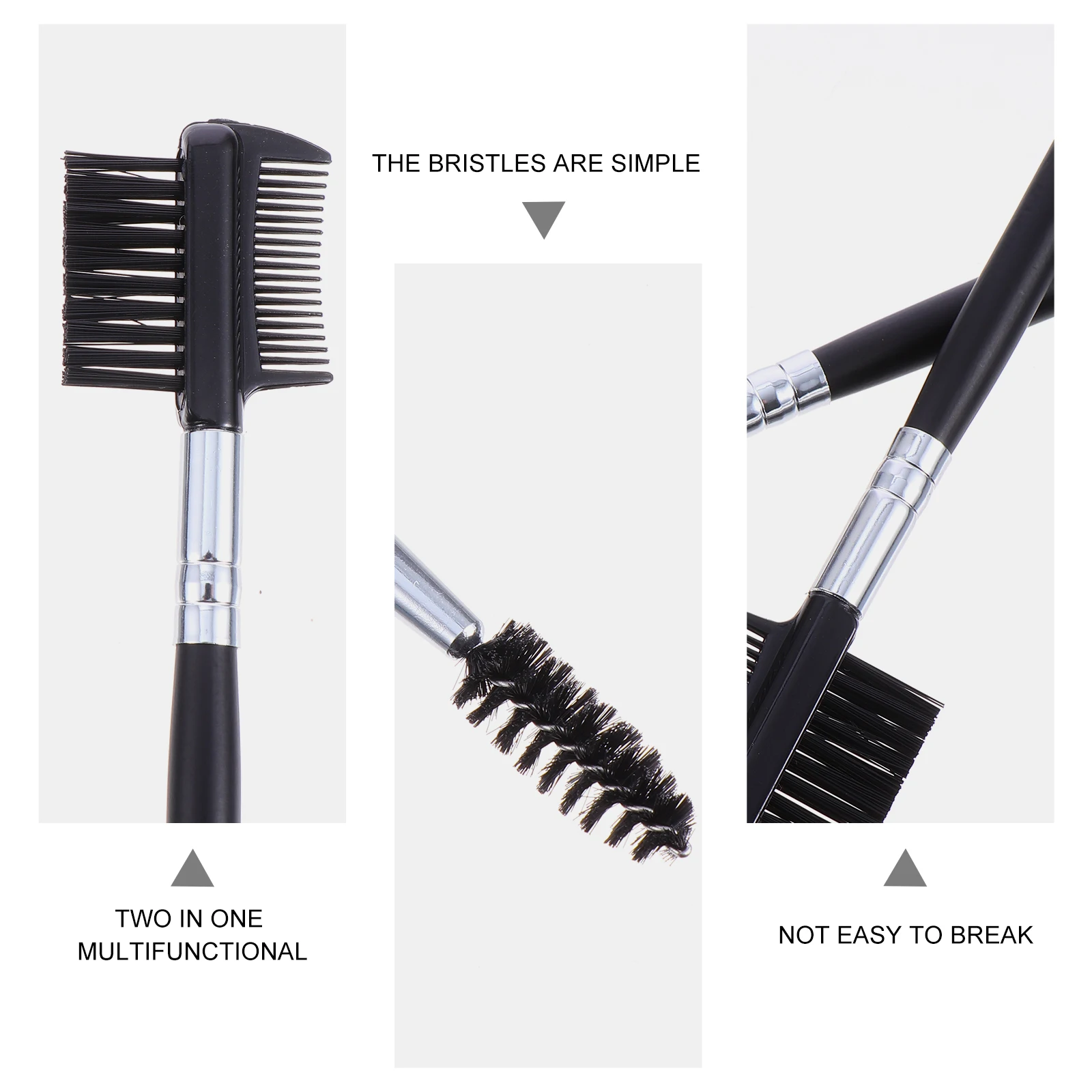 

6pcs Eyebrow Black Tool for Eyebrow Brush Makeup Eyelash Brush Daily Use Eyelash Comb Styling Cosmetics