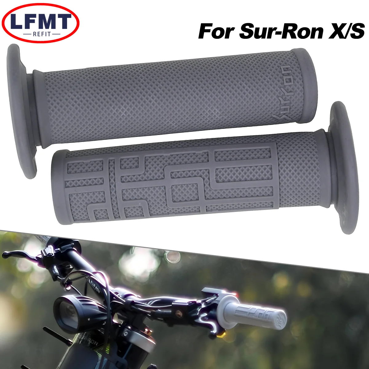For Sur-ron Original Handlebar Grip Motorcycle Rubber Brake Handle Grip For Sur Ron SurRon Light Bee X & S For Segway X260 X160
