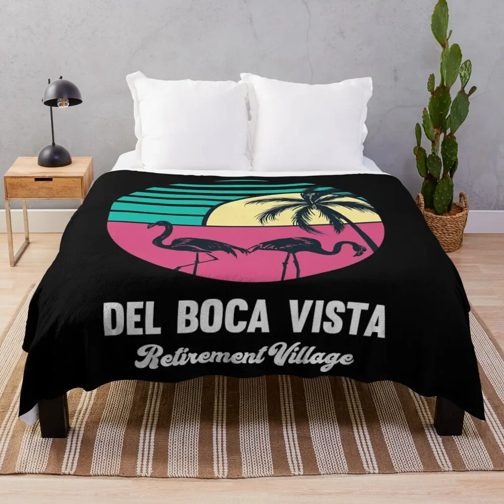 Del Boca Vista Retirement Village Throw Blanket For Decorative Sofa Cute Blankets