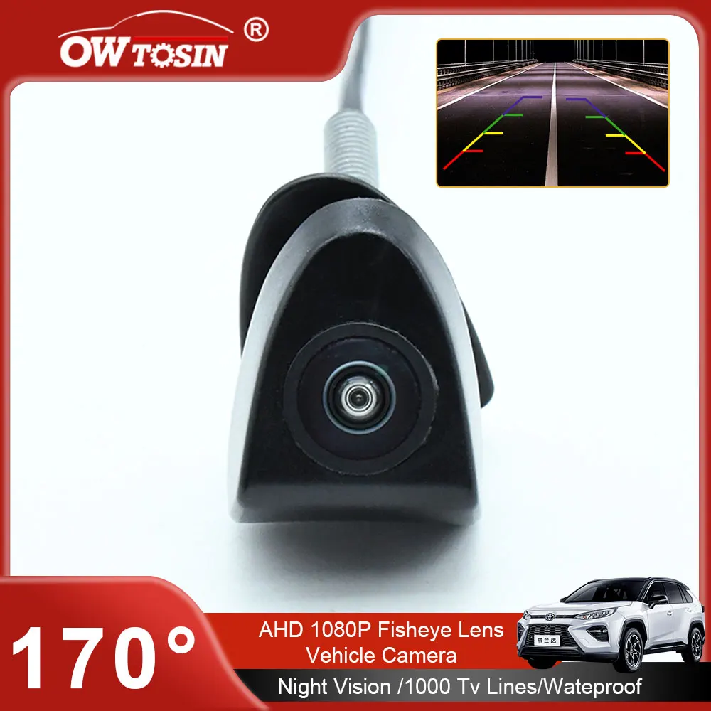 

For Toyota Avensis Crown Reiz Prius Prado Camry Yaris Corolla hilux Vehicle Logo Front View Camera AHD 1080P 170°Car Camera