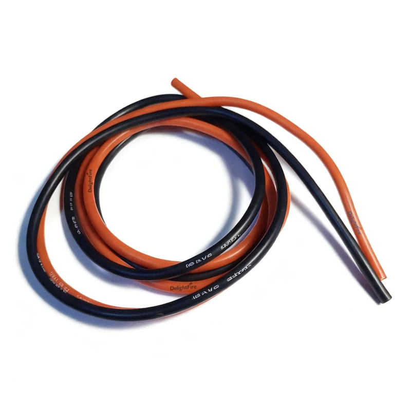 

18AWG Cable Heat Resistant Silicone Wire Red Black Cable Electrical Wire For Solar Panel Battery Inverter Car Automotive Motor
