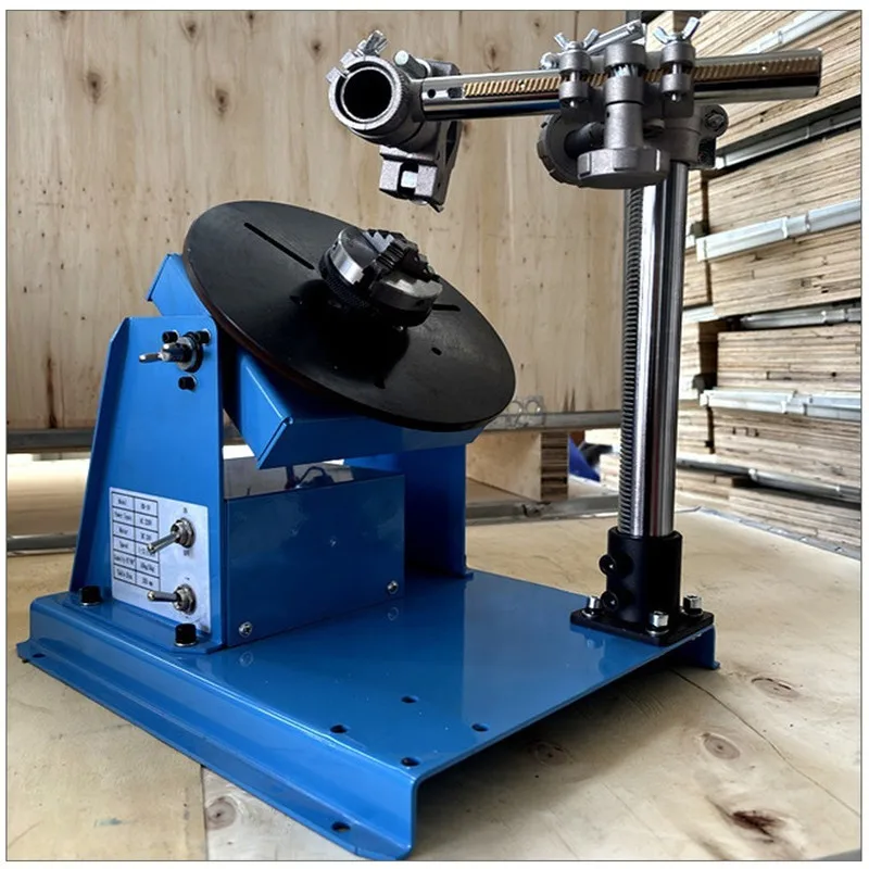 10kg TIG argon arc welding precision mini 65mm chuck automatic turntable welding locator