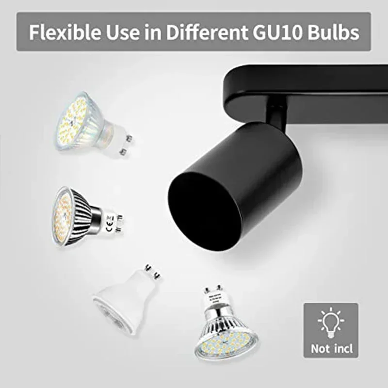 Pendant Light With 3 GU10 Home-Appliance Decoration Modern Lamp Spotlights Adjustable LED Ceiling Lights Dining Rooms Chandelier