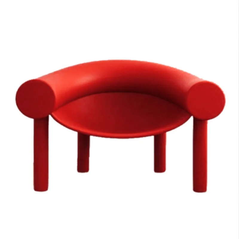 Glass fiber reinforced plastic horseshoe Hotel dining and leisure half-wan indoor and outdoor retro chair