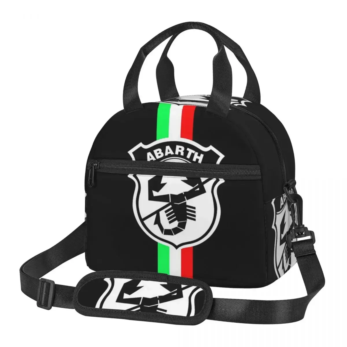 Abarth C Cool Insulated Lunch Bag for School Picnic Storage Food Boxes Portable Cooler Thermal Lunch Box Tote
