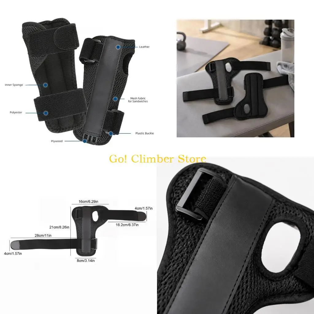 Q84C Adjustable Hand Guards for Roller Skating and Skateboarding, Separate Hand-Protector Pair with Wide Securing Band, Support