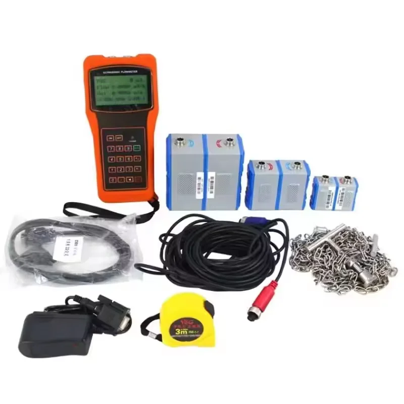 Small Portable Hand Held Hydraulic Flow Meter DN15-100 Ultrasonic Flowmeter