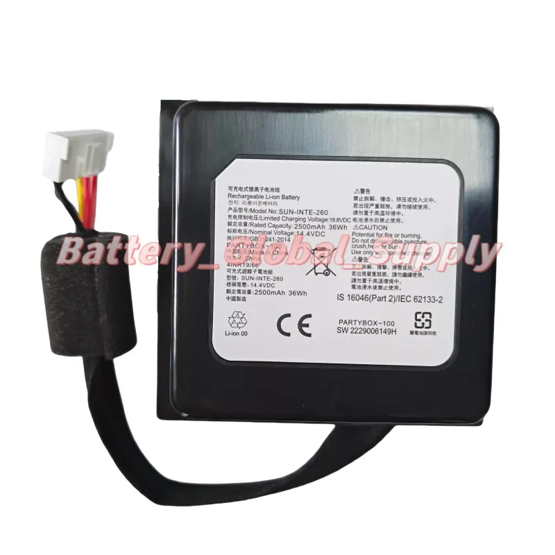 

Аккумулятор для Bluetooth-колонки SUN-INTE-260, 14,4 В, 2500 мАч, 1 шт.