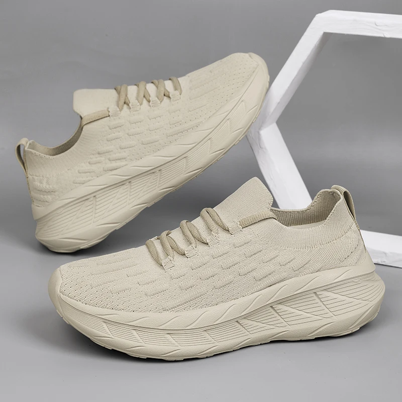 

Новые дышащие сетчатые кроссовки с потертостями, высокоэластичные кроссовки MD Boyfriend, удобная мужская и женская повседневная спортивная обувь