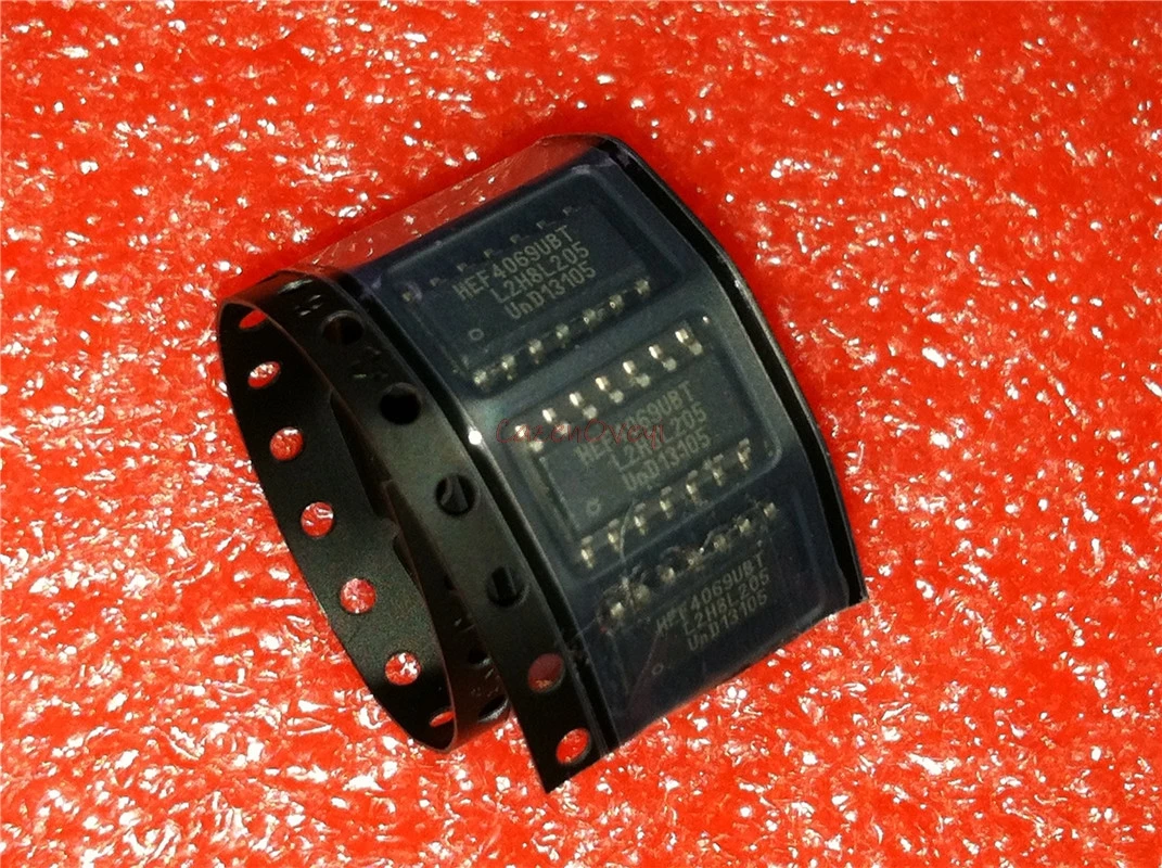 10pcs/lot CD4069 HEF4069UBT HEF4069 SOP-14 Multiplexer Switch ICs S Diff 4-Ch In Stock