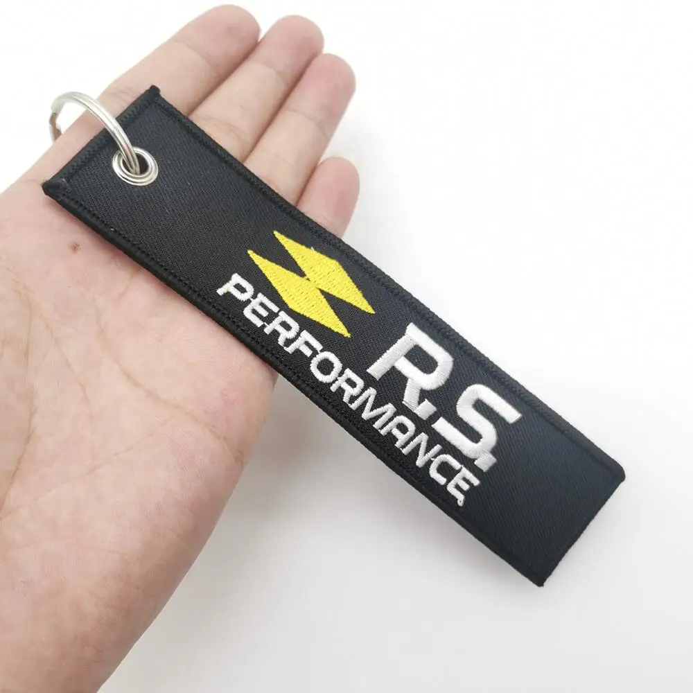 Car Keychain Nylon Key Ring Holder For RS Performance Renault Megane Clio Scenic Laguna Koleos Sandero Safrane Velsatis Talisman