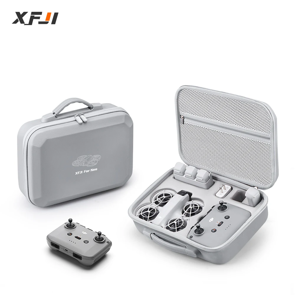 

For DJI Neo Shoulder Bag Storage Case Drones Accessories PU Leather Handbag DJI NEO RC-N3 Controller Hardshell Carrying Box