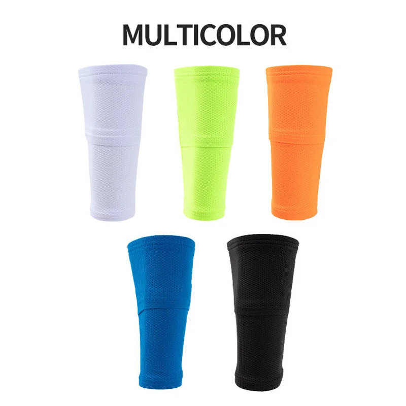 Soccer Shin Guards Calf Sleeve With Double Pocket Can Insert Leg Guards Adults Youths Kids  Football Training Protective Gear
