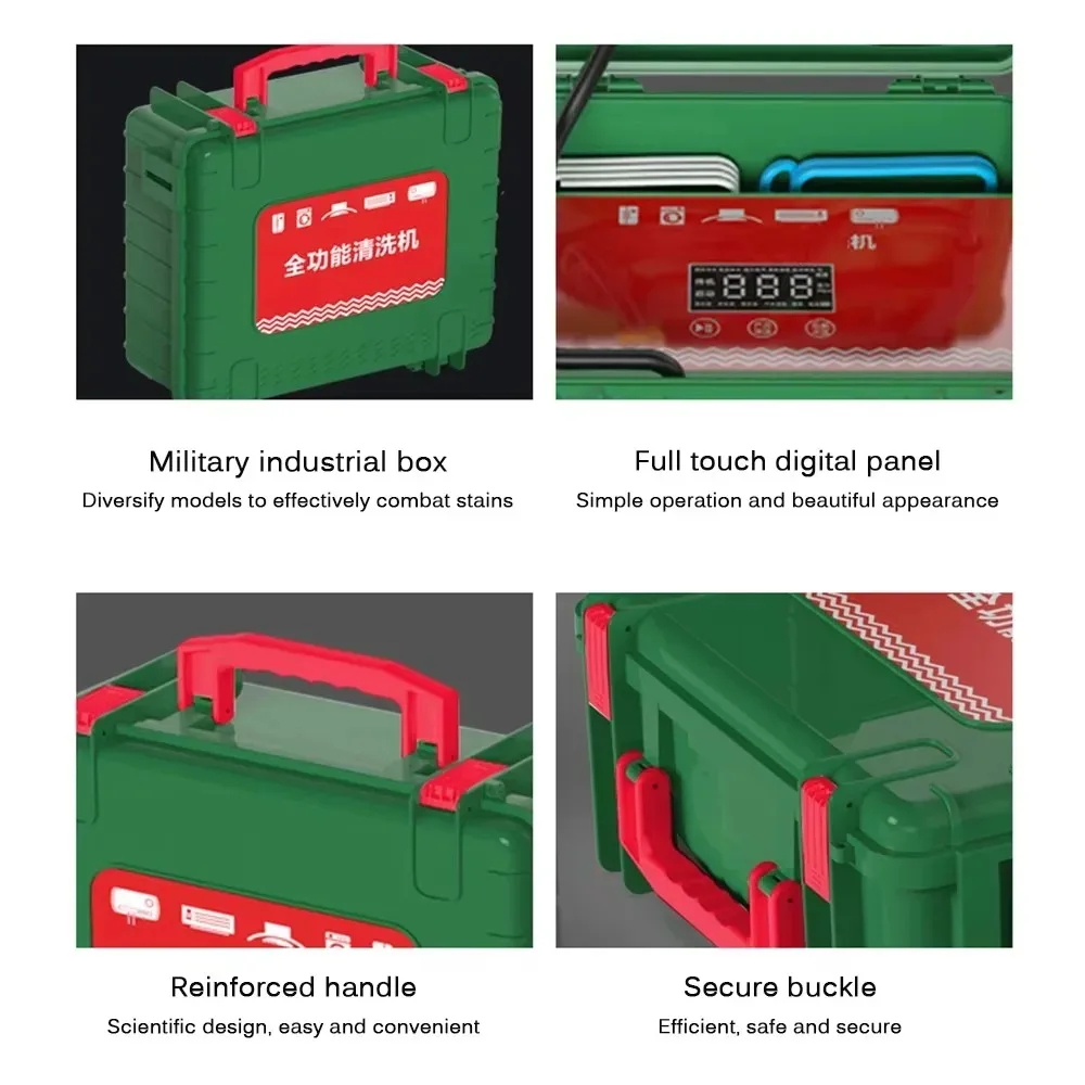 Household appliance cleaning machine, steam air conditioner cleaning machine, high temperature and high pressure full function