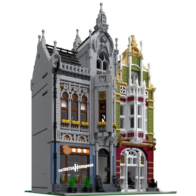 New 3440PCS City Hot Selling Street View Moc Modular Weapons Museum Model Custom Puzzle Diy Creative Ideas KidToy Birthday Gift