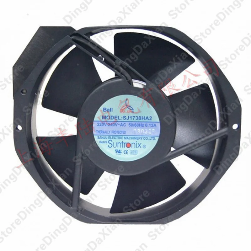 

1 шт. для SANJUN SJ1738HA2 | Вентилятор охлаждения AC220V 0.13A, 172×150×38 мм, 17 см