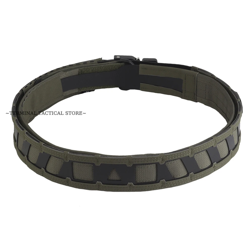 Battle Belt MOLLE Tactical Belt Outdoor Hunting Training Inner Outer Double Waist Belt Waistband with Magnetic Locate System