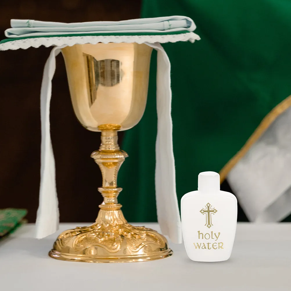 2 bouteilles d'eau bénite, flacons en PE pour rituels de baptême, vides et rechargeables, mini-bouteilles d'échantillons de parfum, liquide d'aromathérapie