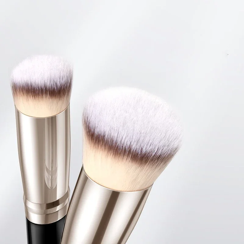 3pcs Face Cosmetic Makeup Brushes 170/270/370 Angled Flat Head Concealer Powder Liquid Foundation Flaw-less Long-lasting Look