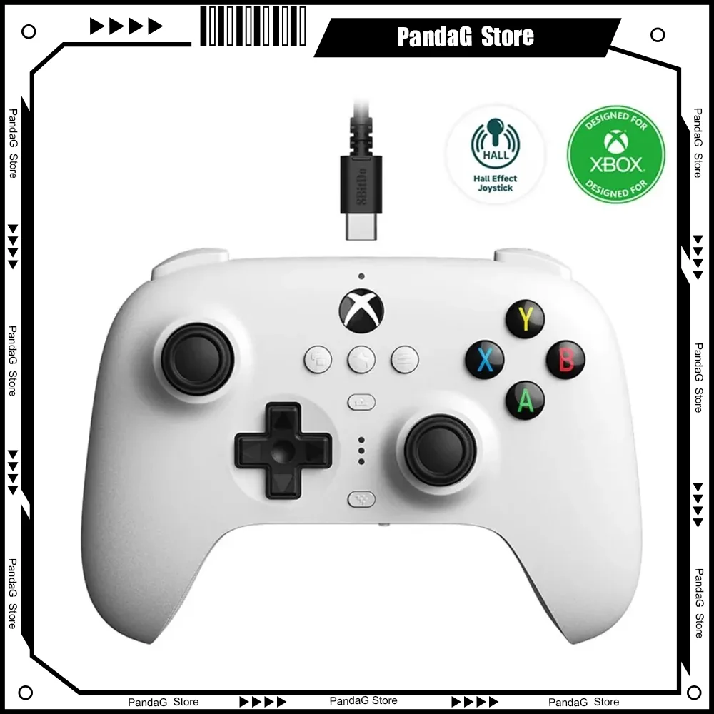 

8BitDo New Ultimate Controller Wired Hall Effect Joystick Update Gaming Gamepad for Xbox Series S X One Windows PC Steam Wukong