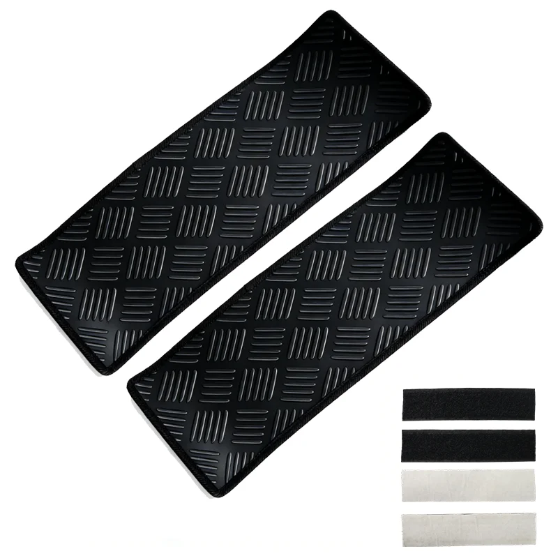 2PCS Heavy Duty Rubber Cab Step Mats Cab Entry Mats For Fiat Ducato Citroen Relay Peugeot Boxer 2006+ Motorhome