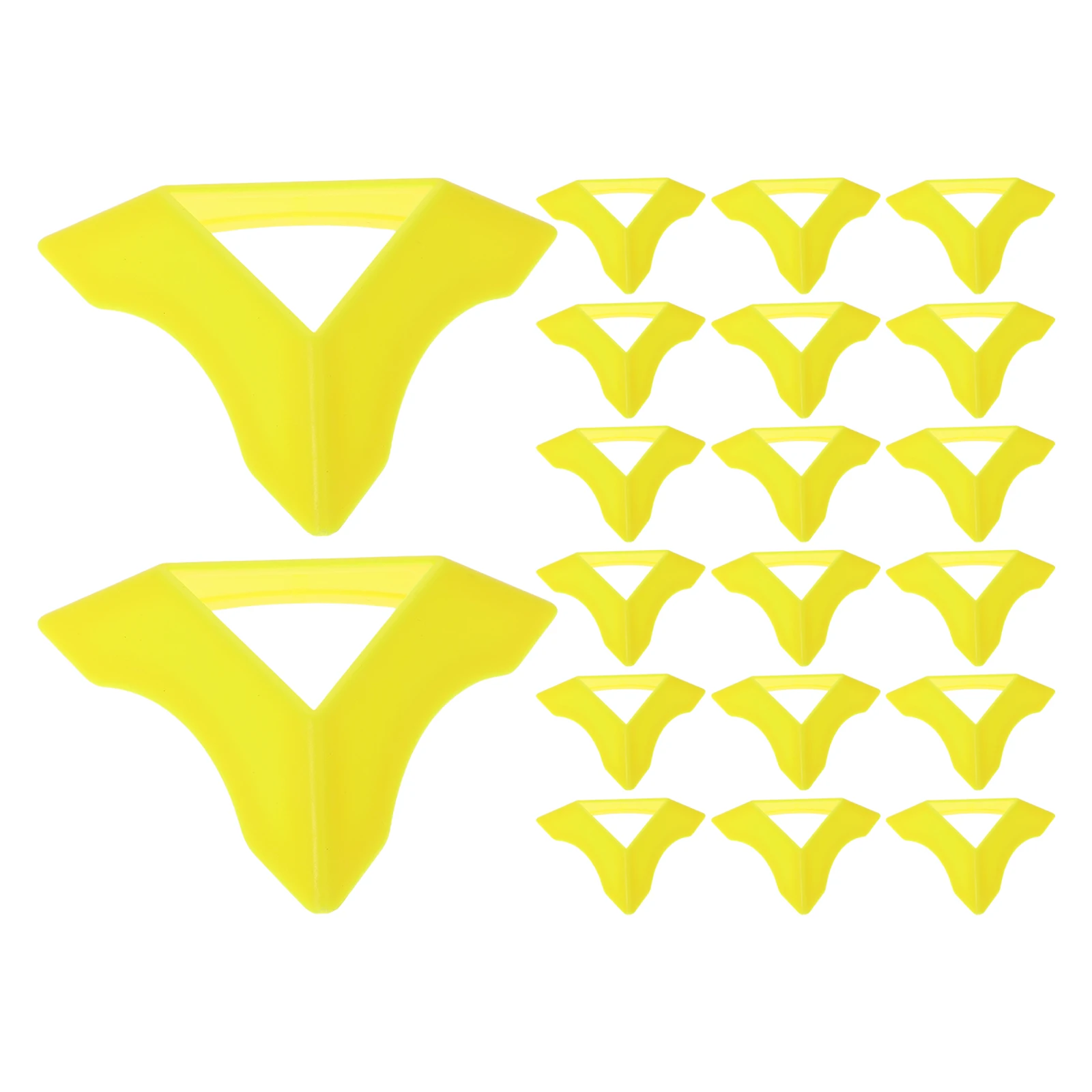 

20 шт., подставка, треугольное основание, стабильная опора, дисплей, портативный держатель, аксессуары для головоломок, нажимная пластина, клапан спортсмена