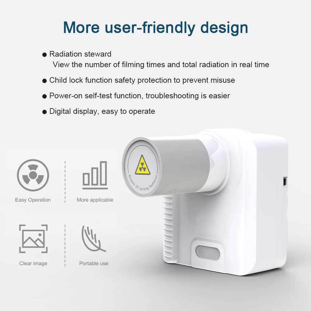 Appareil de radiographie dentaire portable avec capteur numérique, appareil photo intra-Chev, déterminer l'unité de radiographie dentaire