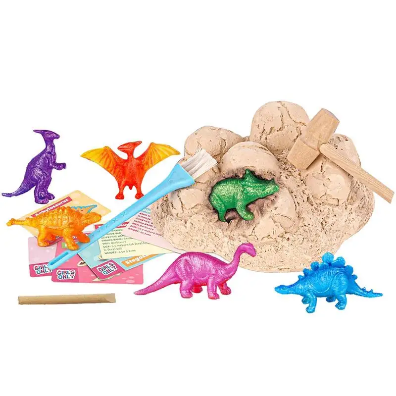 Dinosaur Eggs Tyrannosaurus Model Toys Scientific Mining Dinosaur Archeology Mystery Digging Educational Toys For Kid Boy