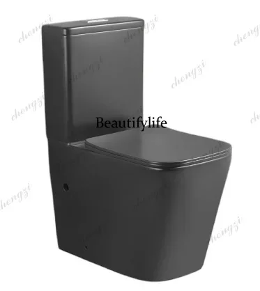 AB01  Floor Row Straight Flush Toilet Ceramic Sitting Toilet Split Bathroom Toilet