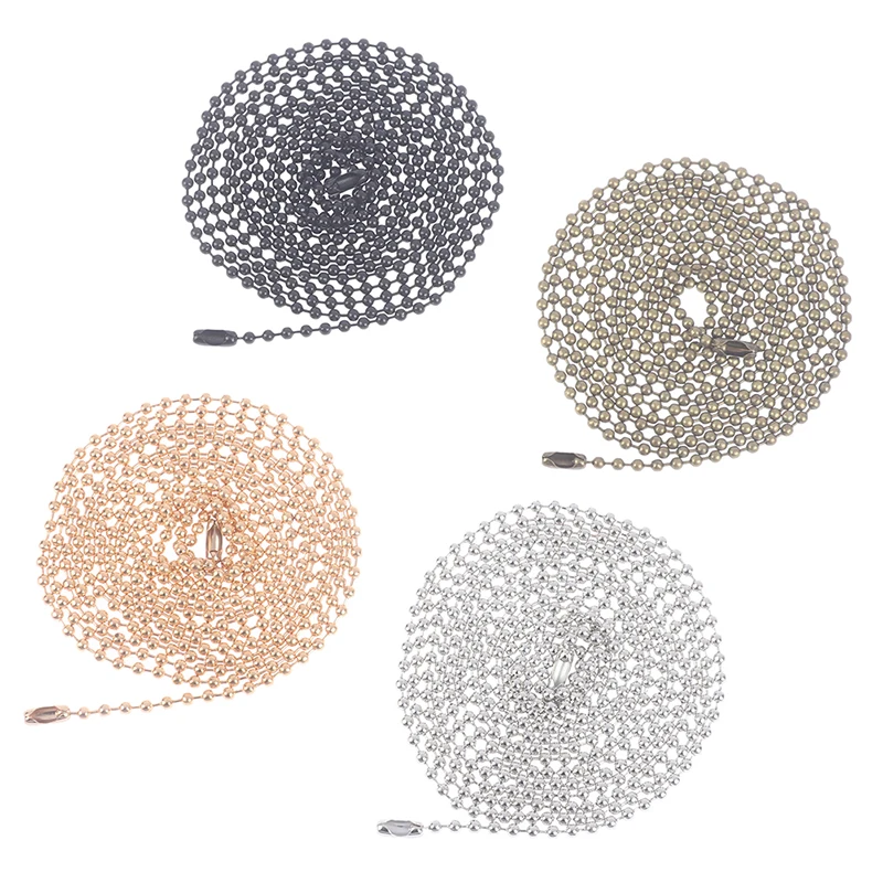 100cm Household Copper Desk Lamp Ceiling Fan Chain Replace Ceiling Fan Light Lamp Switch Chain DIY Lighting Accessories