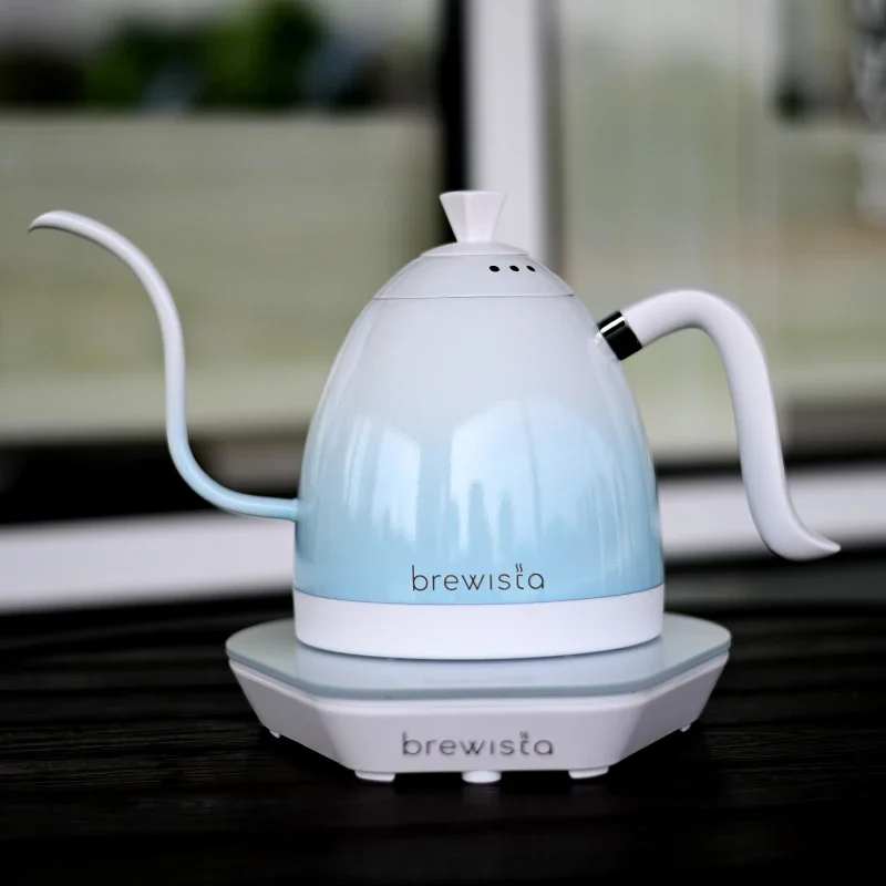 

220VElectric coffee pot Fine mouth brew coffee pot Pour Over Coffee Tea Kettle Gooseneck Pot600ml EU plug