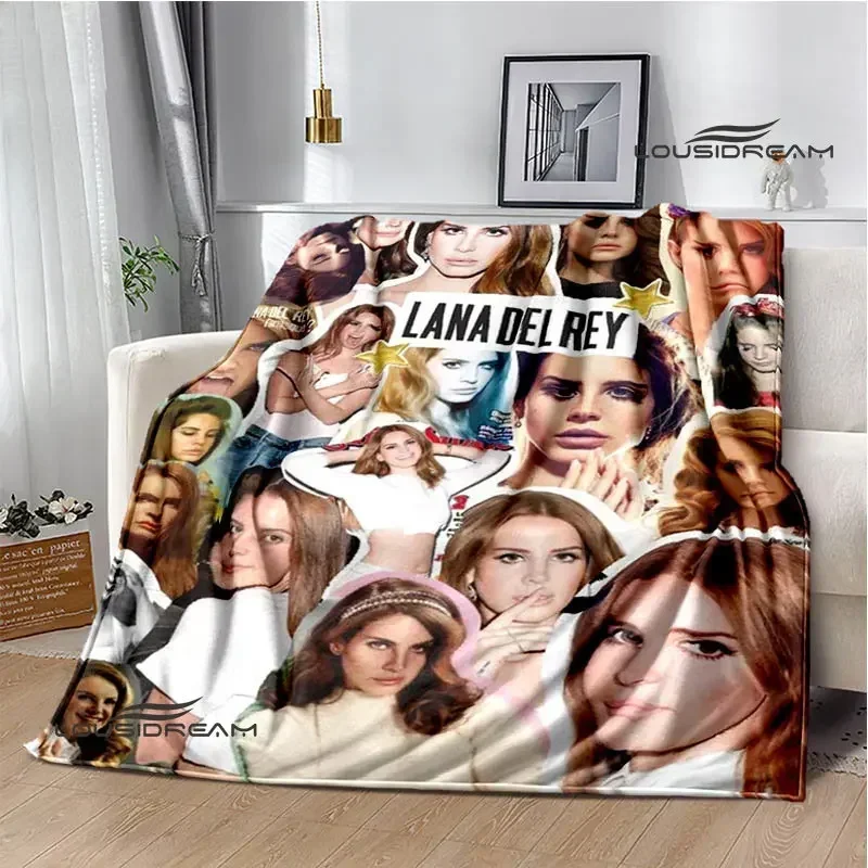 

Lana Del Rey Retro Printing blanket Children's Warm blanket t Flange blanket Home travel blanket bed linings Birthday Gift