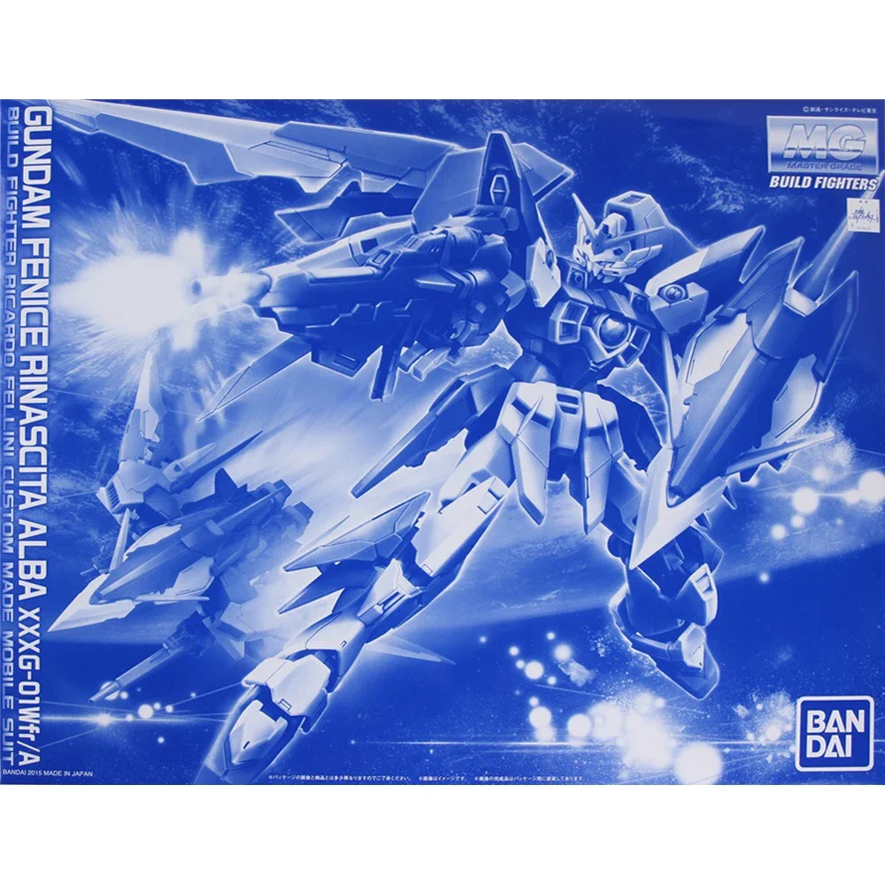 BANDAI PB MG 1/100 XXXG-01Wfr/A GUNDAM FENICE RINASCITA ALBA Assembly Model Action Toy Figures Anime Gifts