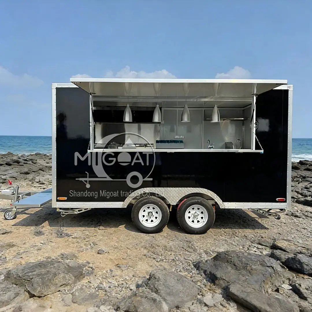 

Коммерческая мобильная кухонная тележка с тентом, прицеп для продажи еды для уличного бизнеса