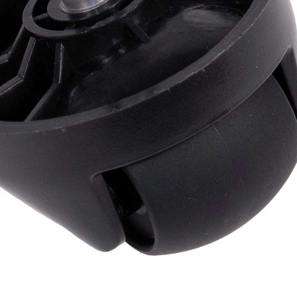 Black Front Wheel Assembly Cleaner Castor Repair Obstacle Avoidance Feature Tool-free Installation Carpet And Tile Compatible