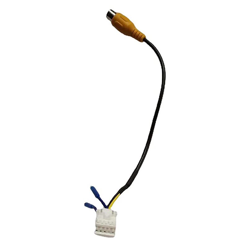 10Pin Rear View Backup Camera Cable Connector Car RCA Reversing Rear View Cable Adaptor For Car Stereo Radio DVD