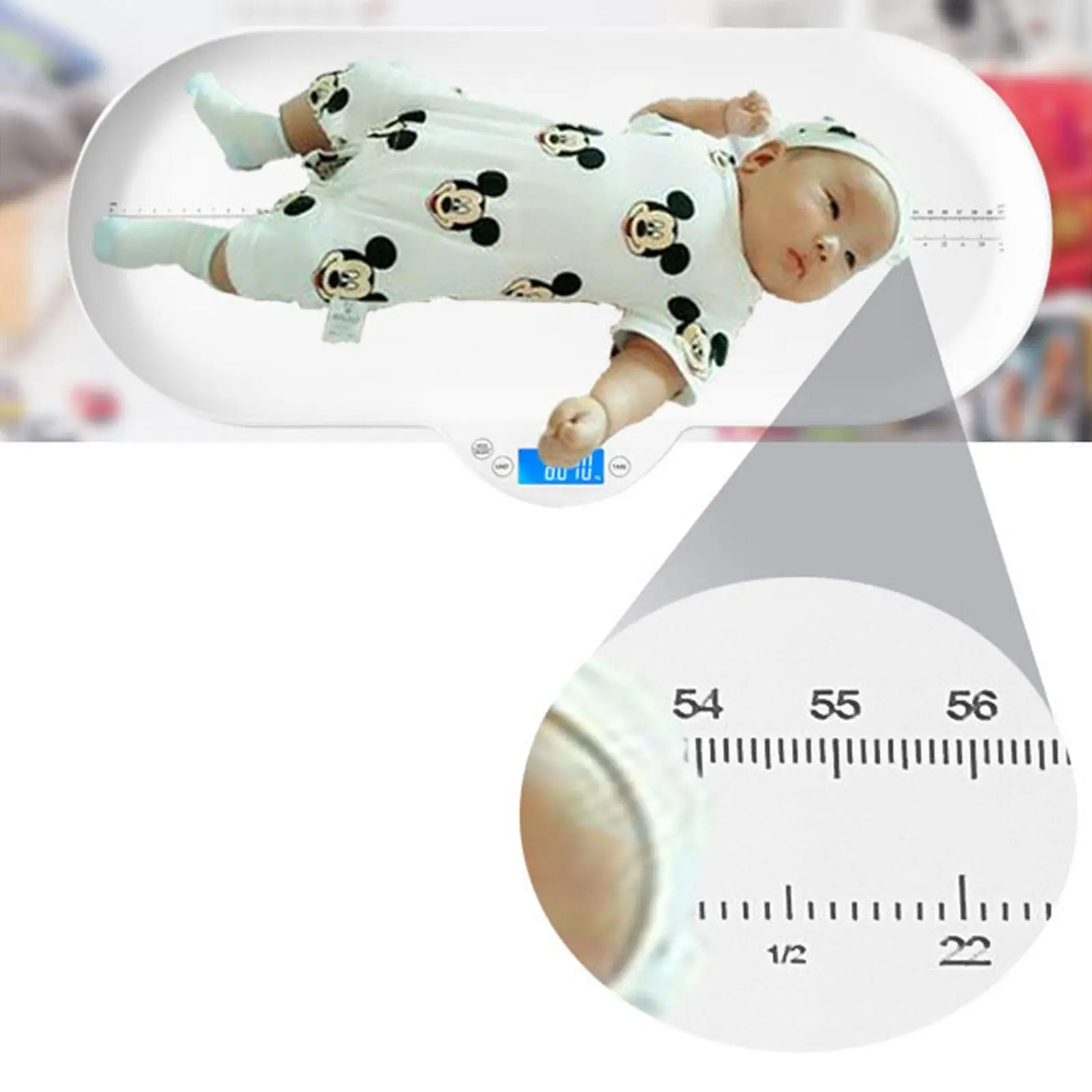 Infant Weight Measurement Scale for Newborns and Pets for Travel and Home Use